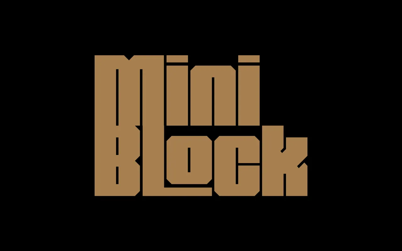 MiniBlock Pro specimen from Tipo de Letra