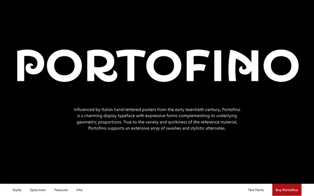 Portofino specimen from Tipofili