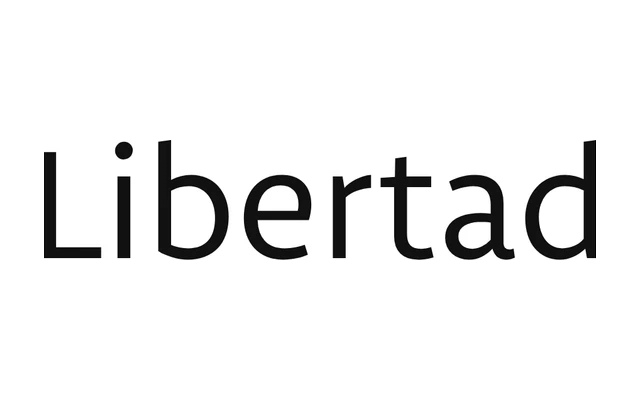 Libertad specimen from Tipotype