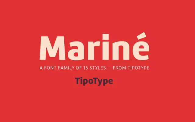 Mariné specimen from Tipotype