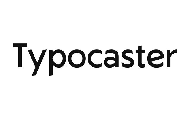 Typocaster specimen from Tipotype