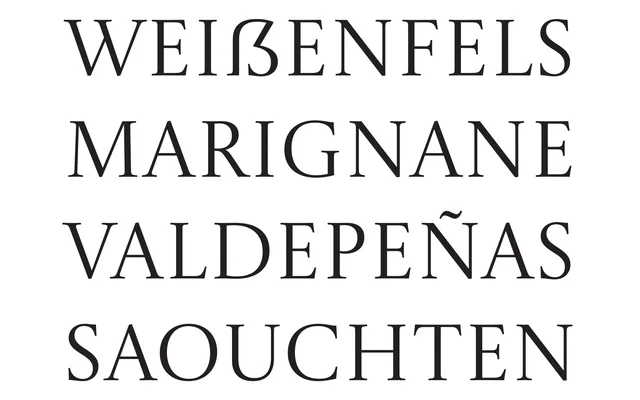 Castoro Titling specimen from Tiro Typeworks