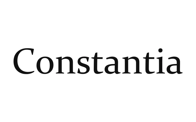 Constantia specimen from Tiro Typeworks