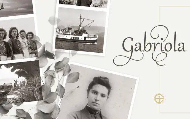 Gabriola specimen from Tiro Typeworks