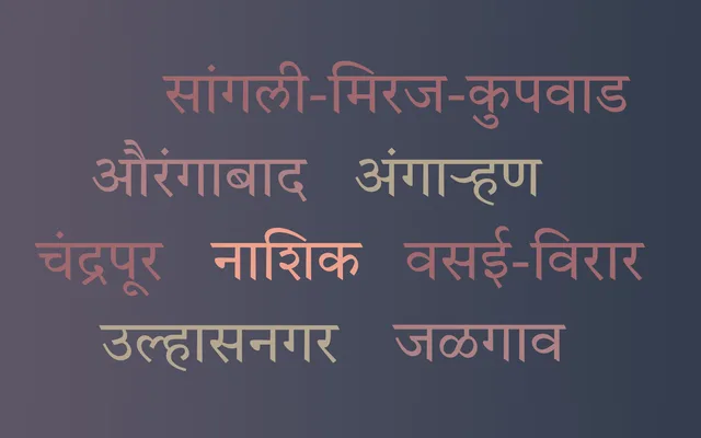 Tiro Devanagari Marathi specimen from Tiro Typeworks