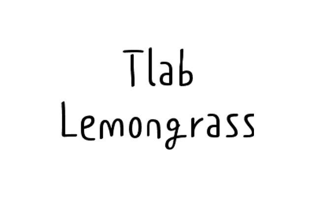 Tlab Lemongrass specimen from Tlab