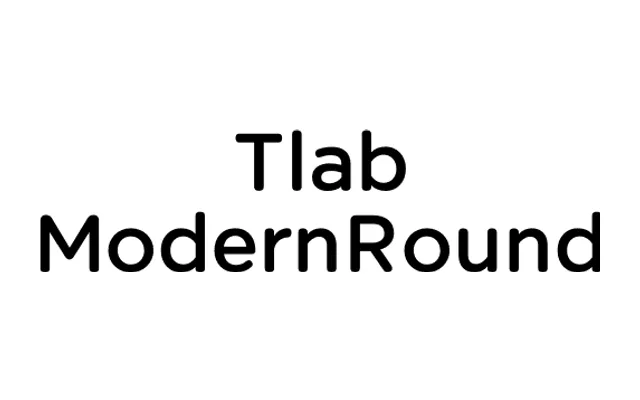 Tlab ModernRound specimen from Tlab