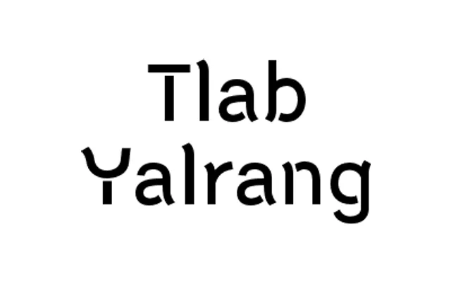 Tlab Yalrang specimen from Tlab