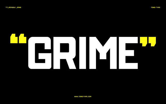 Republk Sans specimen from Tondi Type Studio