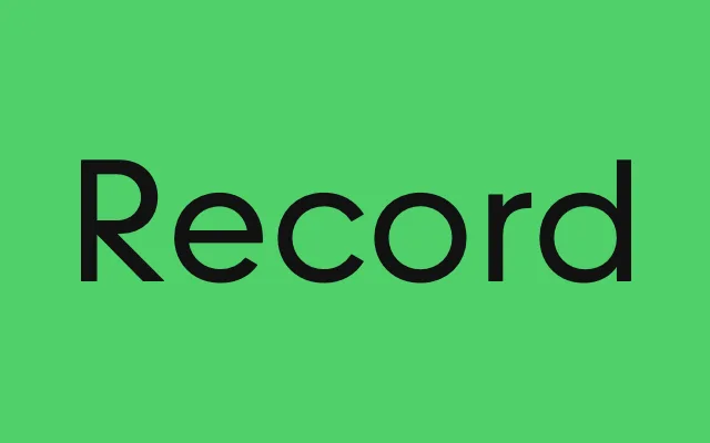 Record specimen from ToSupply