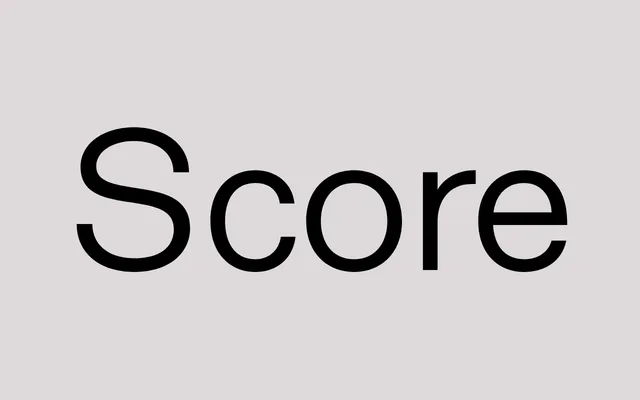 Score specimen from ToSupply