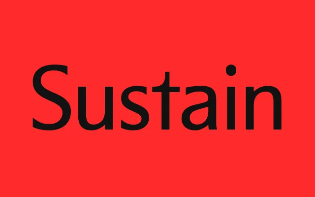 Sustain specimen from ToSupply