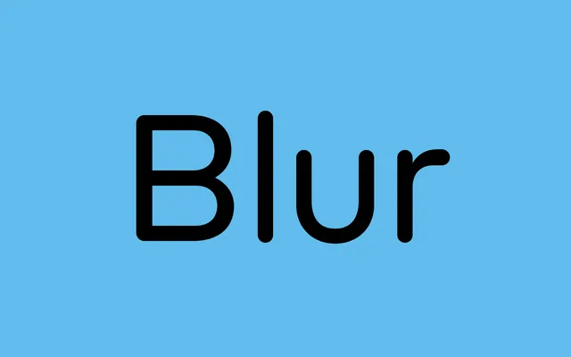 ToBlur specimen from ToSupply