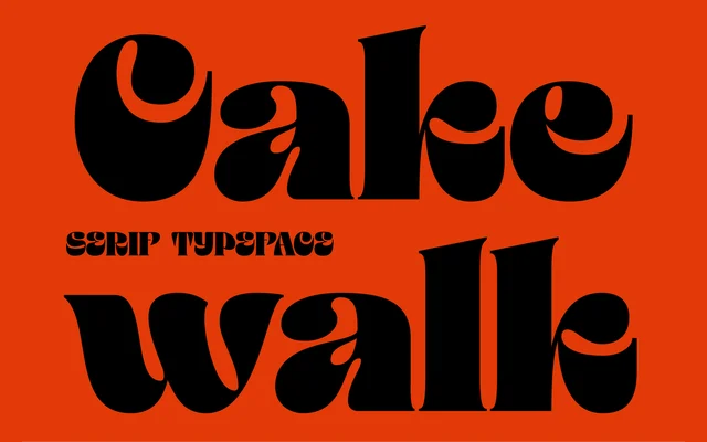 Cakewalk Serif specimen from Tropical Type