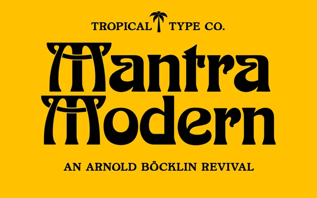 Mantra Modern specimen from Tropical Type