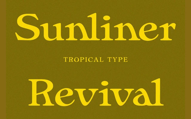 Sunliner Revival specimen from Tropical Type