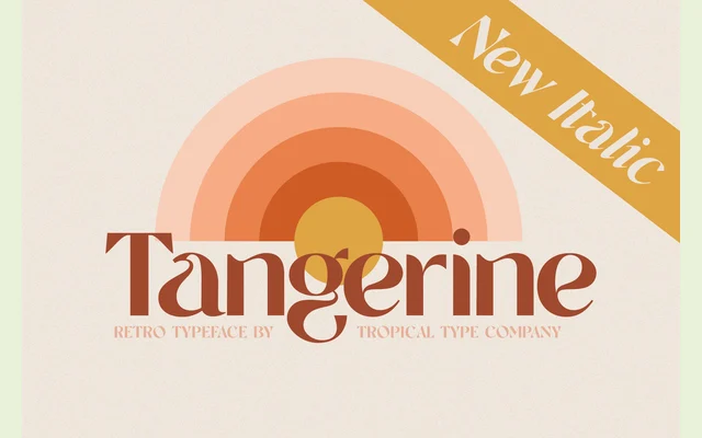 Tangerine specimen from Tropical Type