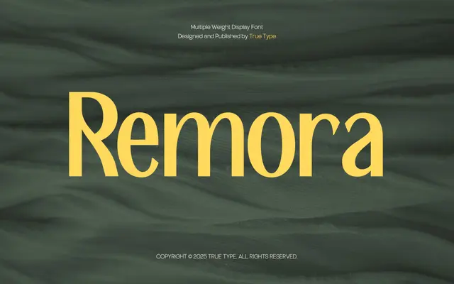 TRT Remora specimen from TrueType