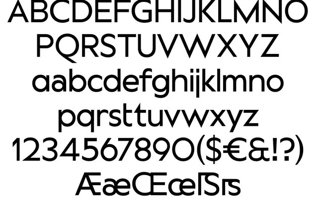 Blanche Sans specimen from Trulytype