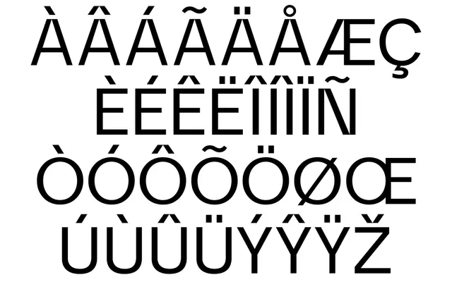 Practice Sans specimen from Trulytype
