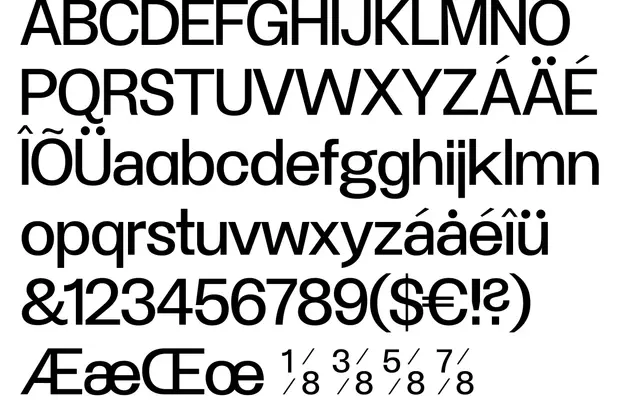 Werk Sans specimen from Trulytype