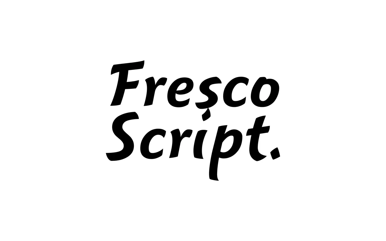 Fresco Script specimen from TYPE BY