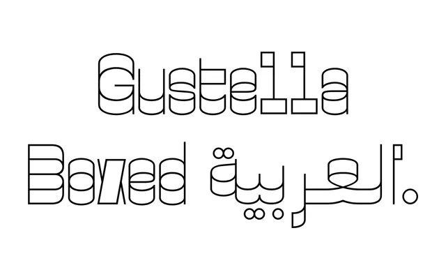 Gustella Boxed Arabic specimen from TYPE BY