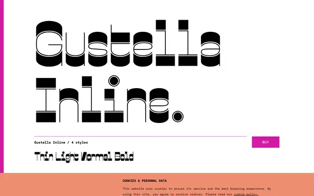 Gustella Inline specimen from TYPE BY