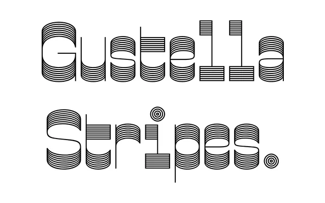 Gustella Stripes specimen from TYPE BY