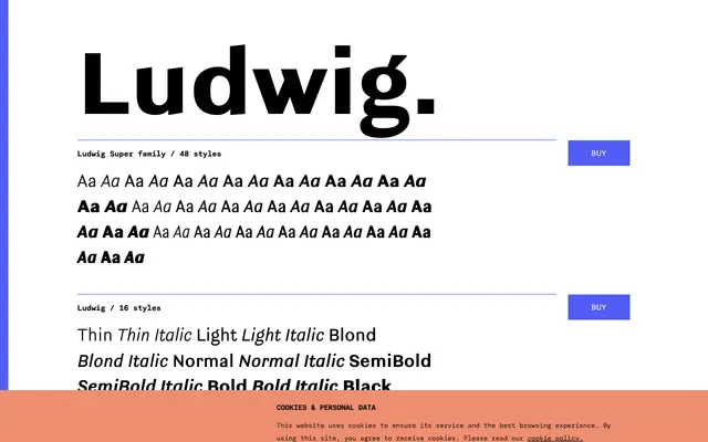 Ludwig specimen from TYPE BY