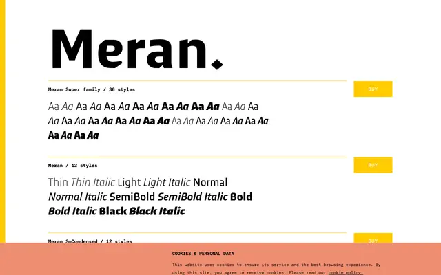 Meran specimen from TYPE BY