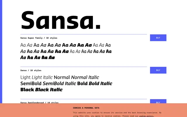 Sansa specimen from TYPE BY