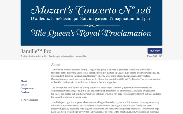 Jamille™ Pro specimen from Type Culture