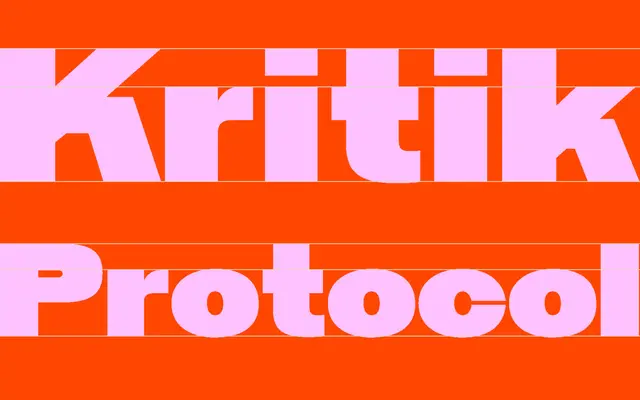 Kritik specimen from Type Department