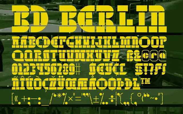 BD Berlin specimen from Type Different