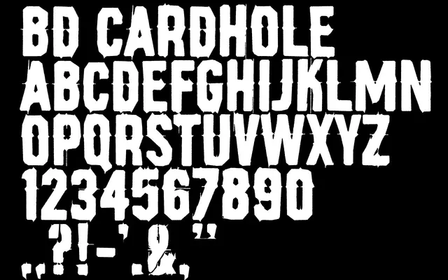 BD Cardhole specimen from Type Different