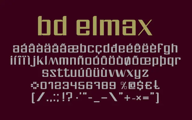 BD ElMax specimen from Type Different