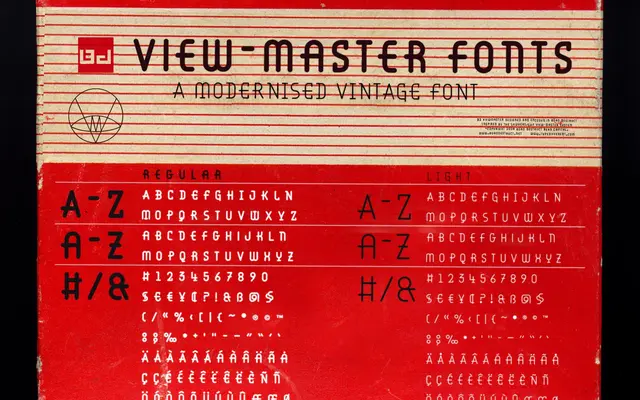 BD Viewmaster specimen from Type Different
