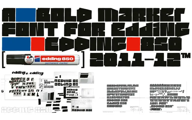 Edding850 specimen from Type Different
