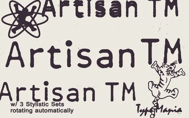 Artisan TM specimen from Type Mania