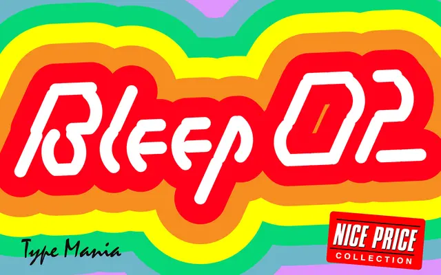 Bleep 02 TM specimen from Type Mania