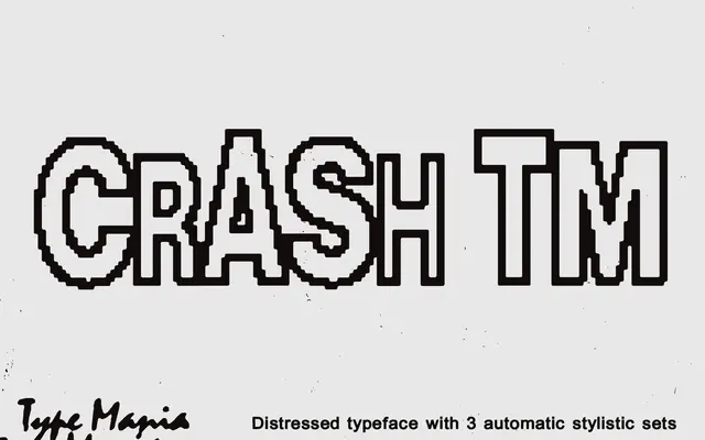Crash TM specimen from Type Mania