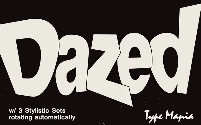 Dazed TM specimen from Type Mania