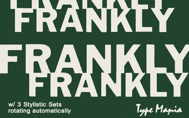 Frankly TM specimen from Type Mania