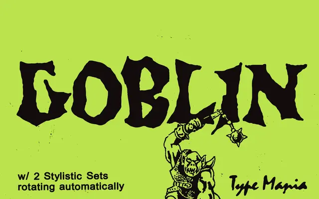 Goblin TM specimen from Type Mania