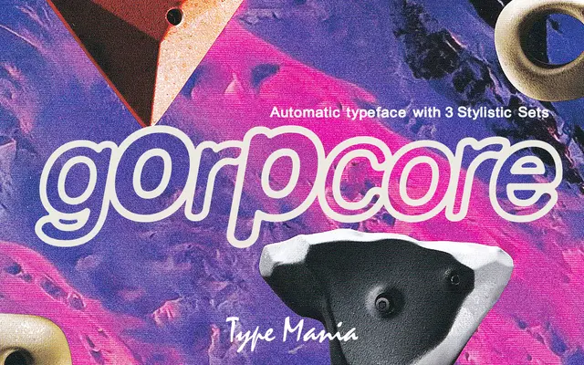 Gorpcore TM specimen from Type Mania