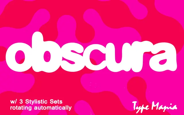 Obscura TM specimen from Type Mania