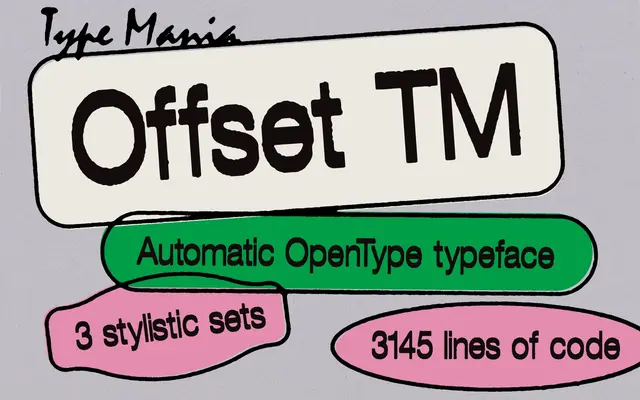 Offset TM specimen from Type Mania