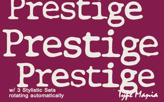 Prestige TM specimen from Type Mania