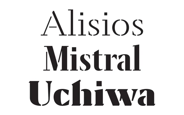Brise specimen from Type-ø-tones